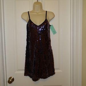 Jaloux sequin tunic tank